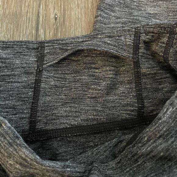 Athleta Marled Gray Crop Leggings - Size: Small - Picture 4 of 6